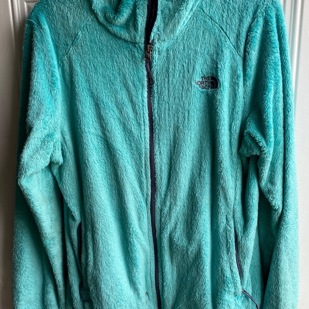 Turquoise Northface zip up